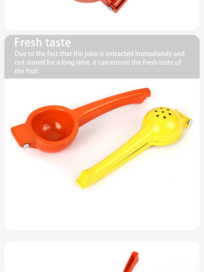Aluminum Alloy Manual Lemon Squeezer – Hand-Pressed Orange & Fruit Juicer, Portable Eco-Friendly Kitchen Tool