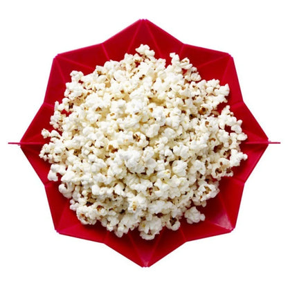 High-Quality Foldable Silicone Popcorn Bowl – Large Capacity Microwave Popcorn Maker