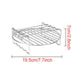Air Fryer Baking Rack Metal Square/Round/Rectangle Oven Grill Racks Airfryer Accessories for Cosori,Instant Vortex,Gourmia,Foodi