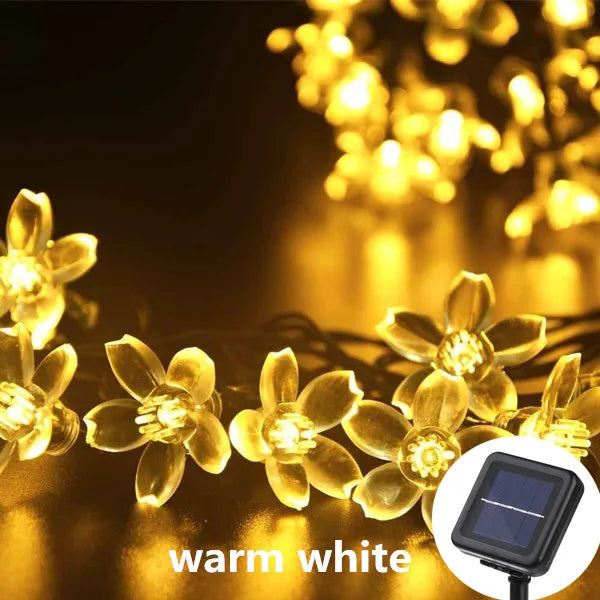Outdoor Solar Crystal Ball String Lights – 200 LED Waterproof Fairy Garland for Christmas, Garden, Camping & Parties (IP65)