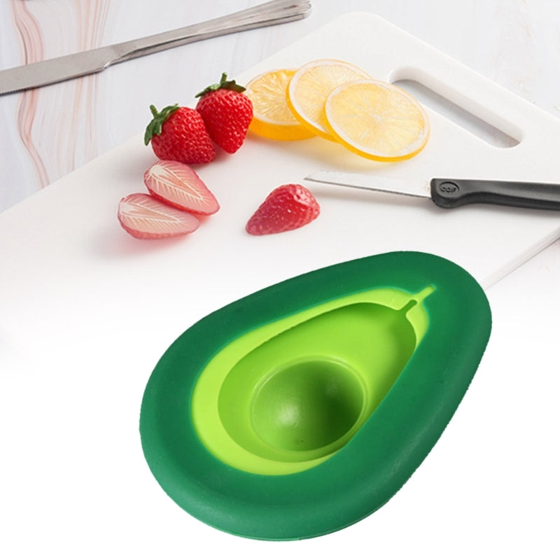 Portable Silicone Avocado Saver Covers – Fresh-Keeping Seal Lids for Fruit Preservation & Kitchen Organization