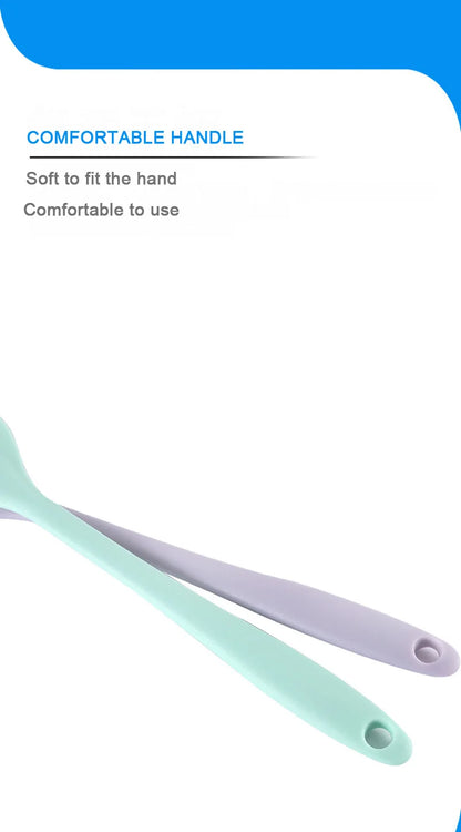 Premium Silicone Cream Spatula – Heat-Resistant Non-Stick Scraper for Baking & Cooking (Small/Large)