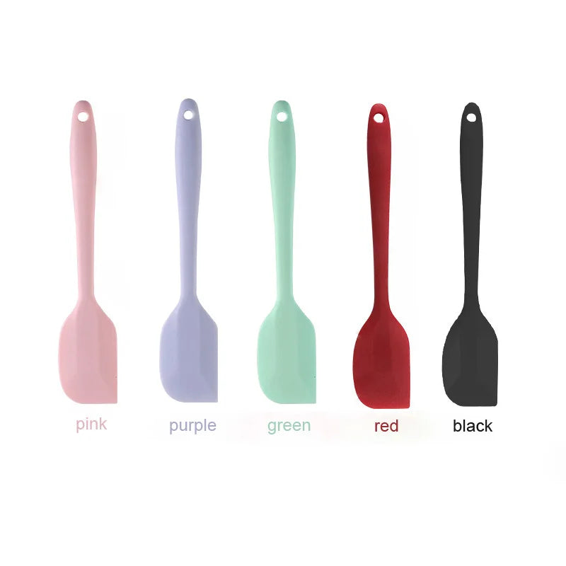 Premium Silicone Cream Spatula – Heat-Resistant Non-Stick Scraper for Baking & Cooking (Small/Large)