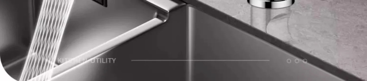 360° Rotatable Chrome Kitchen Faucet Spout – Splash-Proof, High-Pressure 3-Mode Nozzle Replacement (Easy Install)