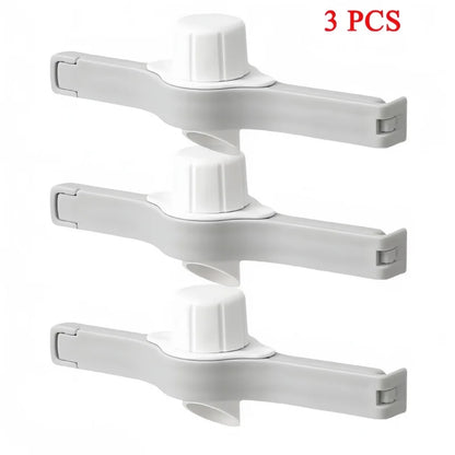 Kitchen Snack Sealing Bag Clips with Screw Cap – PP Food Preservation Clips for Seasoning Bags, Milk Powder & Storage