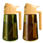 470ML Dark Glass Oil Sprayer – Light-Blocking Olive Oil Dispenser for Cooking, Air Fryer, BBQ & Seasoning