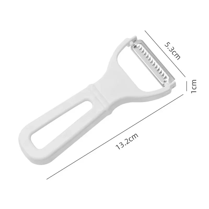 Stainless Steel Julienne Peeler &amp; Vegetable Slicer – Multi-Function Shredder for Fruits &amp; Vegetables