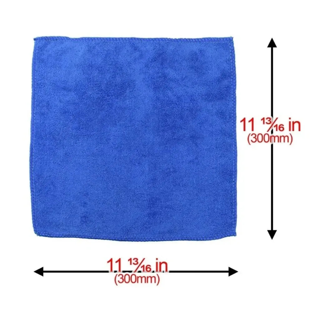Microfiber Cleaning Towels – Ultra-Absorbent Car Wash, Polishing & Home Cleaning Cloths (1–20 PCS)