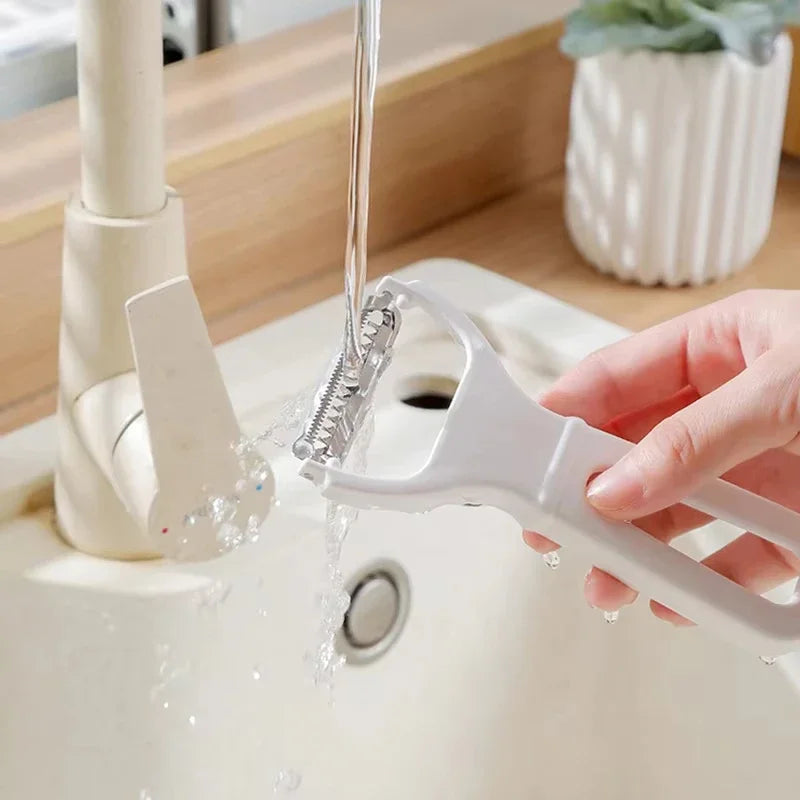 Stainless Steel Julienne Peeler &amp; Vegetable Slicer – Multi-Function Shredder for Fruits &amp; Vegetables