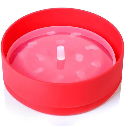 Foldable Silicone Microwave Popcorn Maker Bowl with Lid – Oil-Free DIY Popcorn Popper