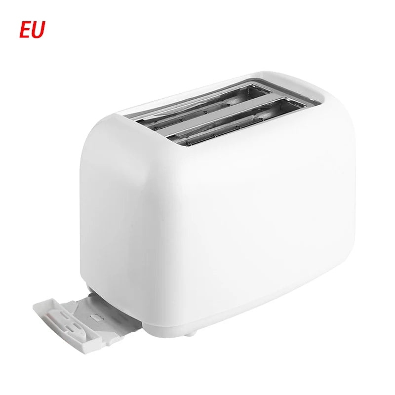 2025 Portable Mini Breakfast Toaster – 2-Slice Automatic Pop-Up Toaster with 6 Browning Modes & Removable Crumb Tray