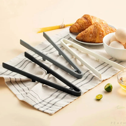 Silicone Grill Tongs – Non-Stick, Heat-Resistant Serving Clip for BBQ, Bread, Salad & Cooking