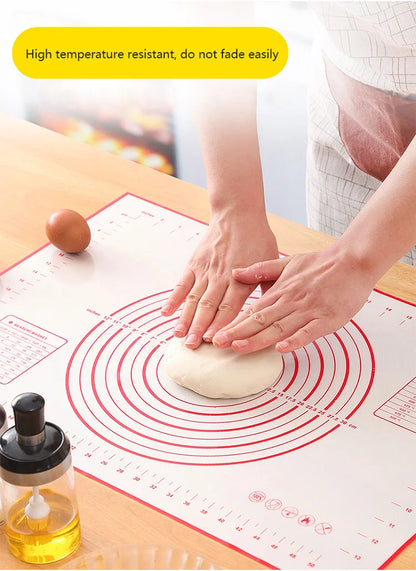 BUYYES Extra-Large Silicone Baking Mat – Non-Stick Kneading Pad for Dough, Pizza, Pastry & Cake Prep