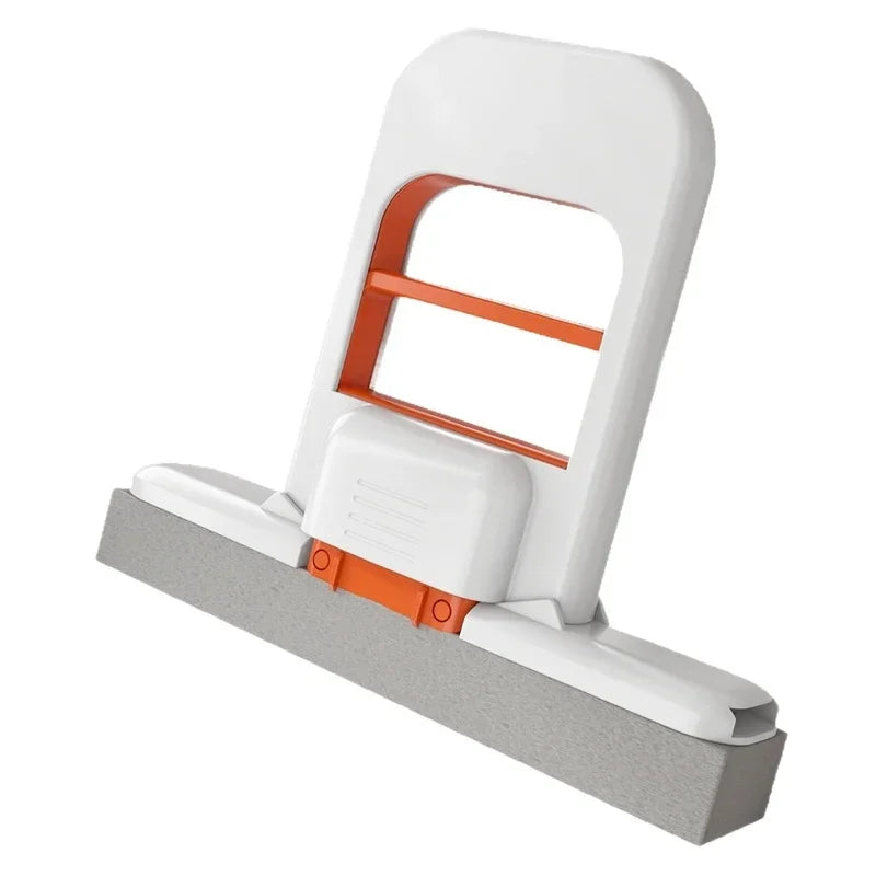 Handheld Foldable Sponge Mop Portable Wet and Dry Dual-Use Water Absorbent Mop Floor Cleaner Bathroom Kitchen Cleaning Tool