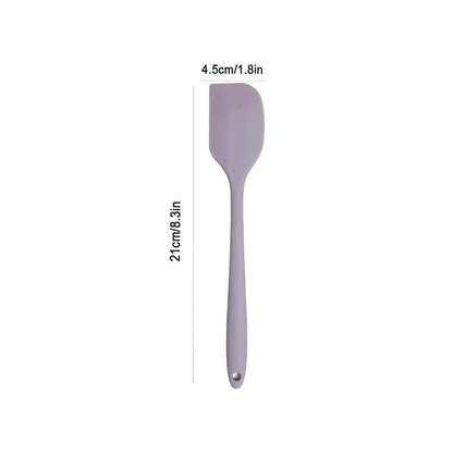 Premium Silicone Cream Spatula – Heat-Resistant Non-Stick Scraper for Baking & Cooking (Small/Large)