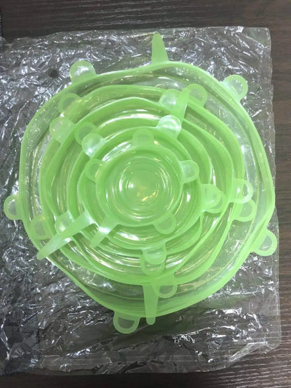 Reusable Silicone Stretch Lids – Fresh-Keeping, Airtight, Leakproof Food Covers