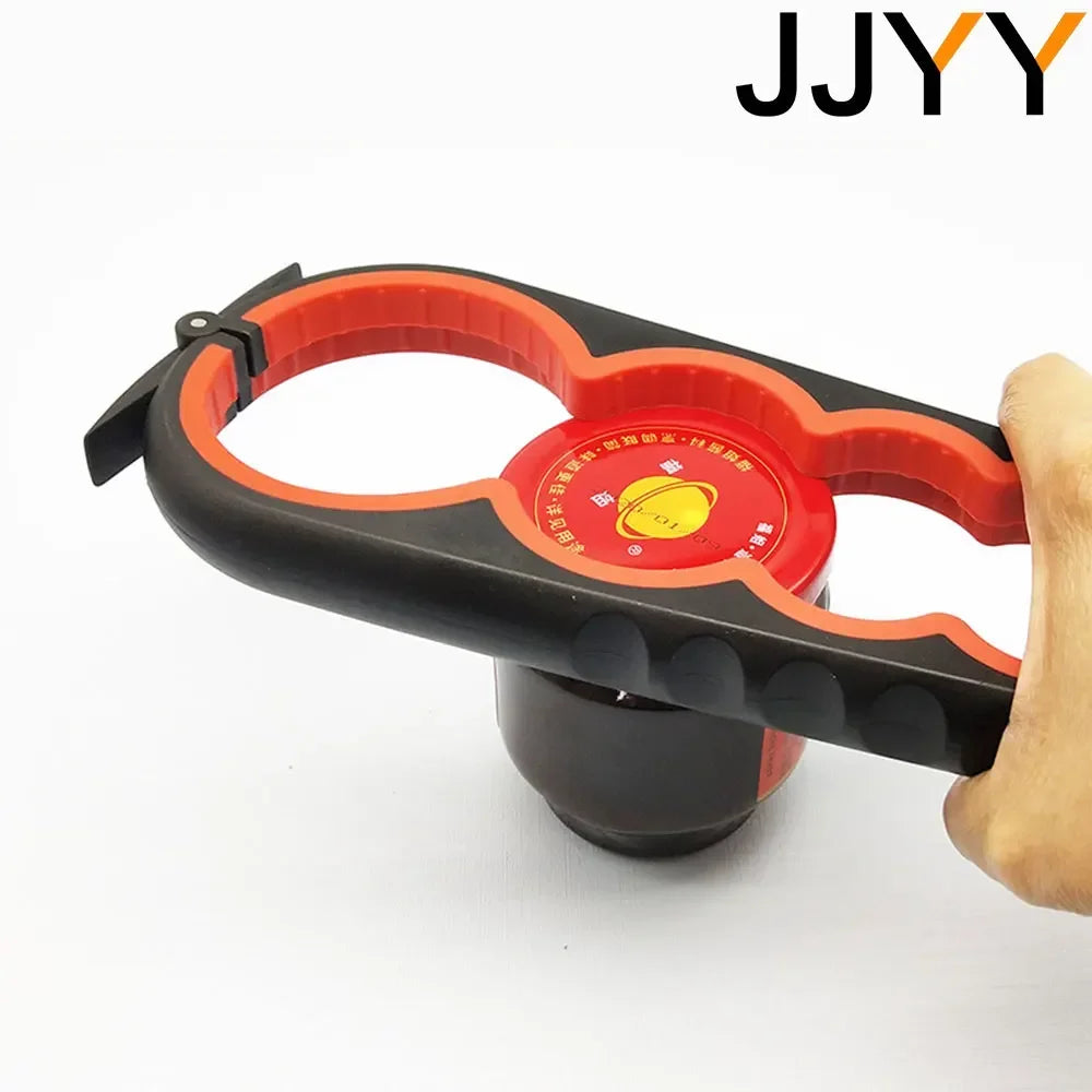 4-in-1 Multi-Function Can & Bottle Opener – Anti-Slip Handle Lid Twister for Jars, Cans, Pull-Tabs & Beverages