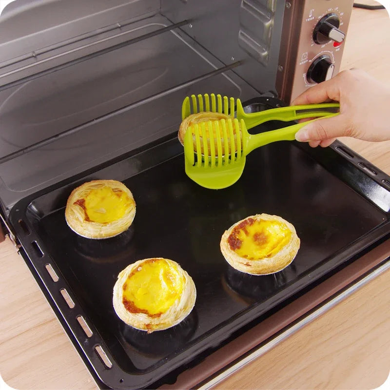 Stainless Steel Handheld Fruit Slicer Clip – Lemon, Orange, Tomato & Onion Cutter