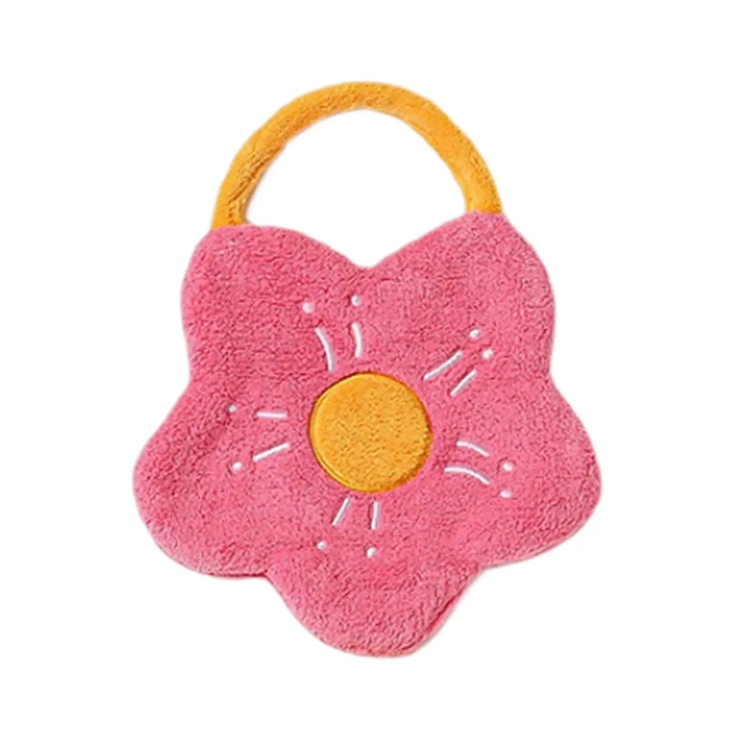 Soft Hanging Hand Towel – Reusable Fast-Drying Fleece Dishcloth for Kitchen & Bathroom