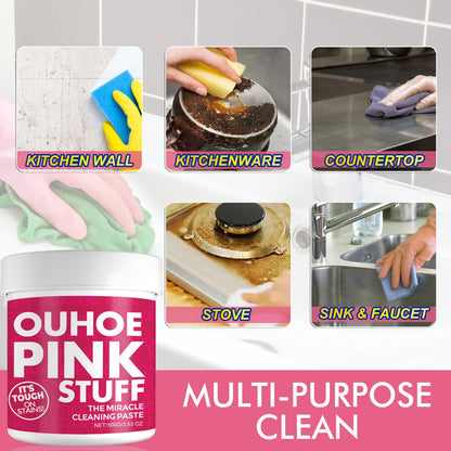Miracle Cleaning Paste – Heavy Oil Stain Remover | Gentle Formula for Kitchen, Bathroom & Cookware
