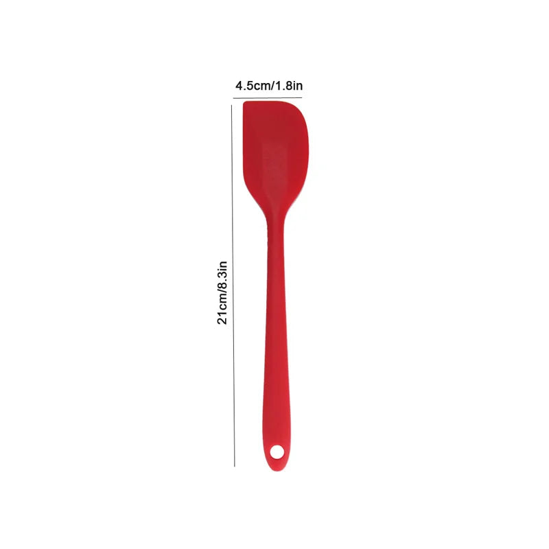 Premium Silicone Cream Spatula – Heat-Resistant Non-Stick Scraper for Baking & Cooking (Small/Large)