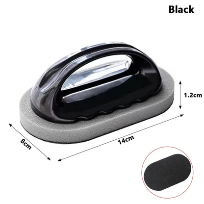 Magic Emery Sponge Brush with Handle – Nano Decontamination Cleaner for Kitchen, Bath & Household Rust Removal