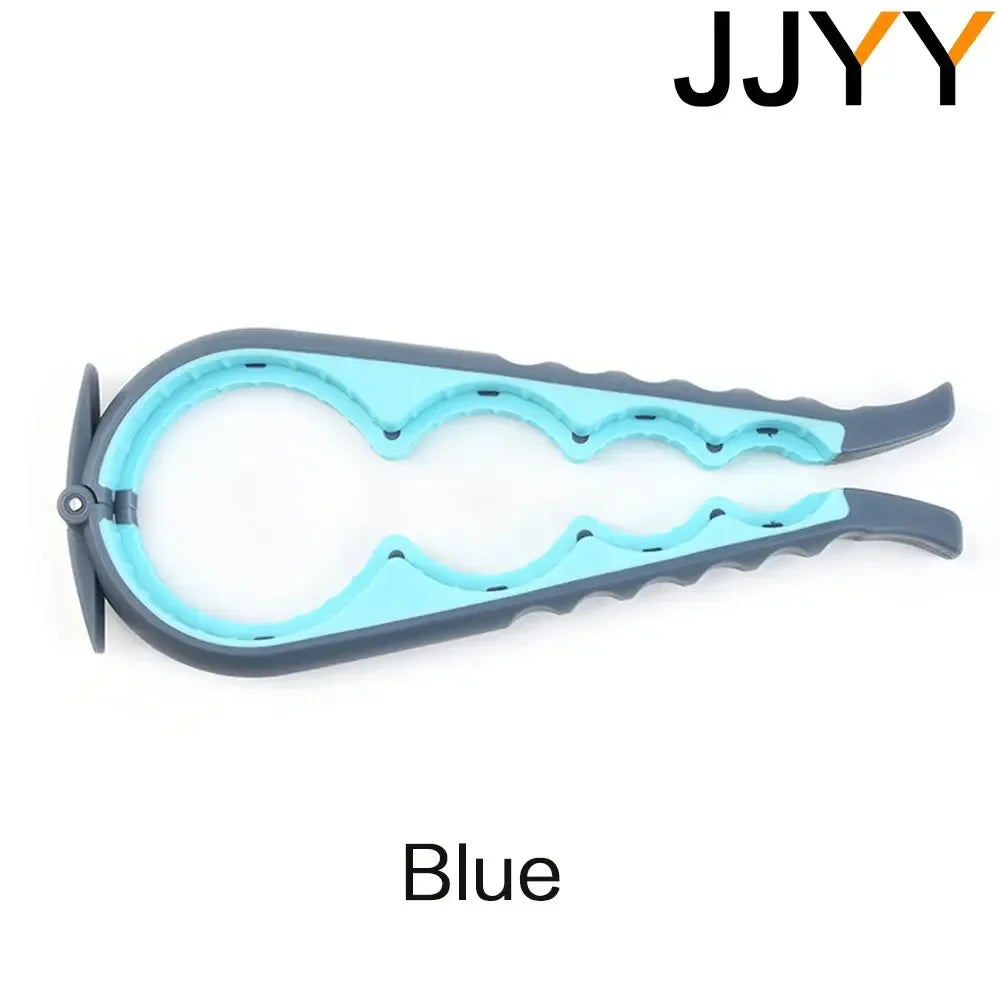 4-in-1 Multi-Function Can & Bottle Opener – Anti-Slip Handle Lid Twister for Jars, Cans, Pull-Tabs & Beverages