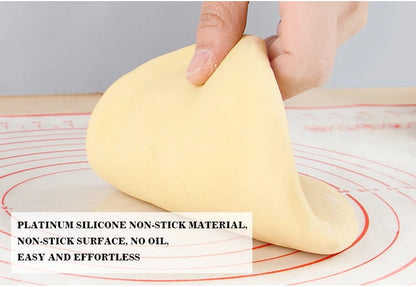 BUYYES Extra-Large Silicone Baking Mat – Non-Stick Kneading Pad for Dough, Pizza, Pastry & Cake Prep