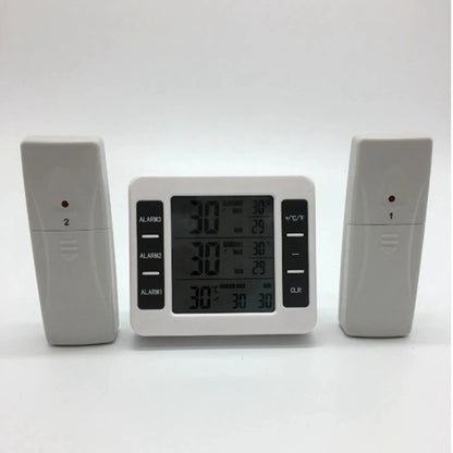 Digital Wireless Refrigerator Thermometer – Cordless Fridge/Freezer Temperature Monitor (-40°C~60°C)