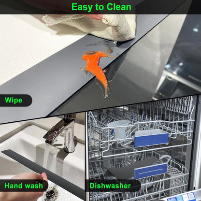 Heat-Resistant Silicone Stove Counter Gap Cover – Anti-Spill Kitchen Protector & Oil-Proof Slit Seal