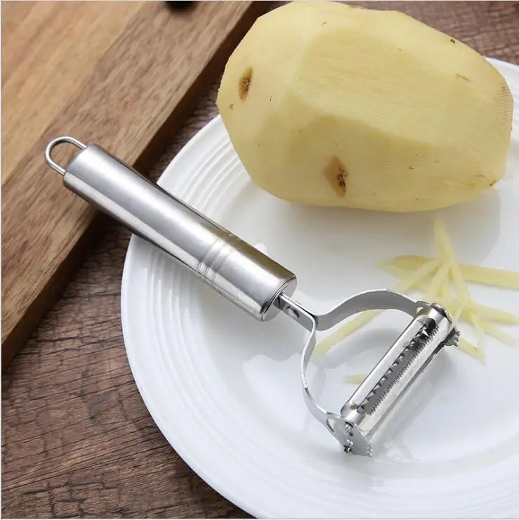 Stainless Steel Julienne Peeler & Vegetable Slicer