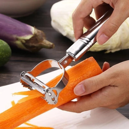 Stainless Steel Julienne Peeler & Vegetable Slicer