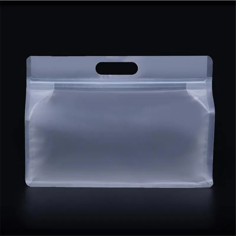 Reusable Silicone Stand-Up Zip-Shut Food Storage Bag – Leakproof, Fresh-Keeping, Eco-Friendly Kitchen Container