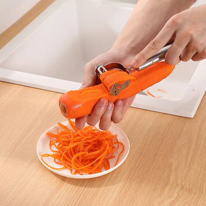 Stainless Steel Julienne Peeler & Vegetable Slicer