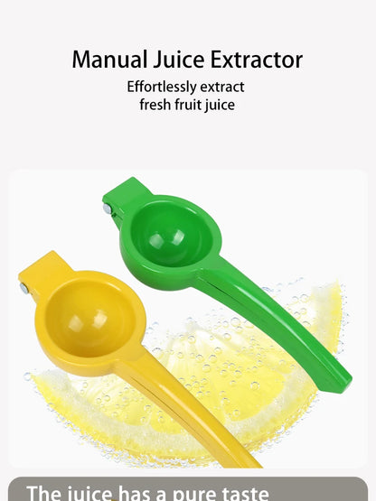 Aluminum Alloy Manual Lemon Squeezer – Hand-Pressed Orange & Fruit Juicer, Portable Eco-Friendly Kitchen Tool