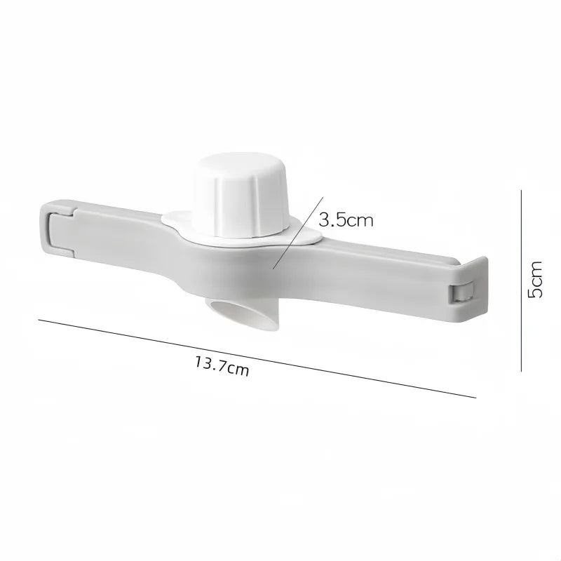 Kitchen Snack Sealing Bag Clips with Screw Cap – PP Food Preservation Clips for Seasoning Bags, Milk Powder & Storage