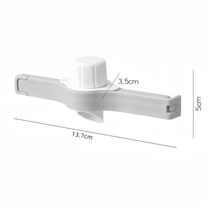 Kitchen Snack Sealing Bag Clips with Screw Cap – PP Food Preservation Clips for Seasoning Bags, Milk Powder & Storage