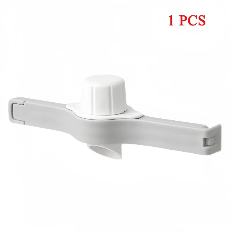 Kitchen Snack Sealing Bag Clips with Screw Cap – PP Food Preservation Clips for Seasoning Bags, Milk Powder & Storage