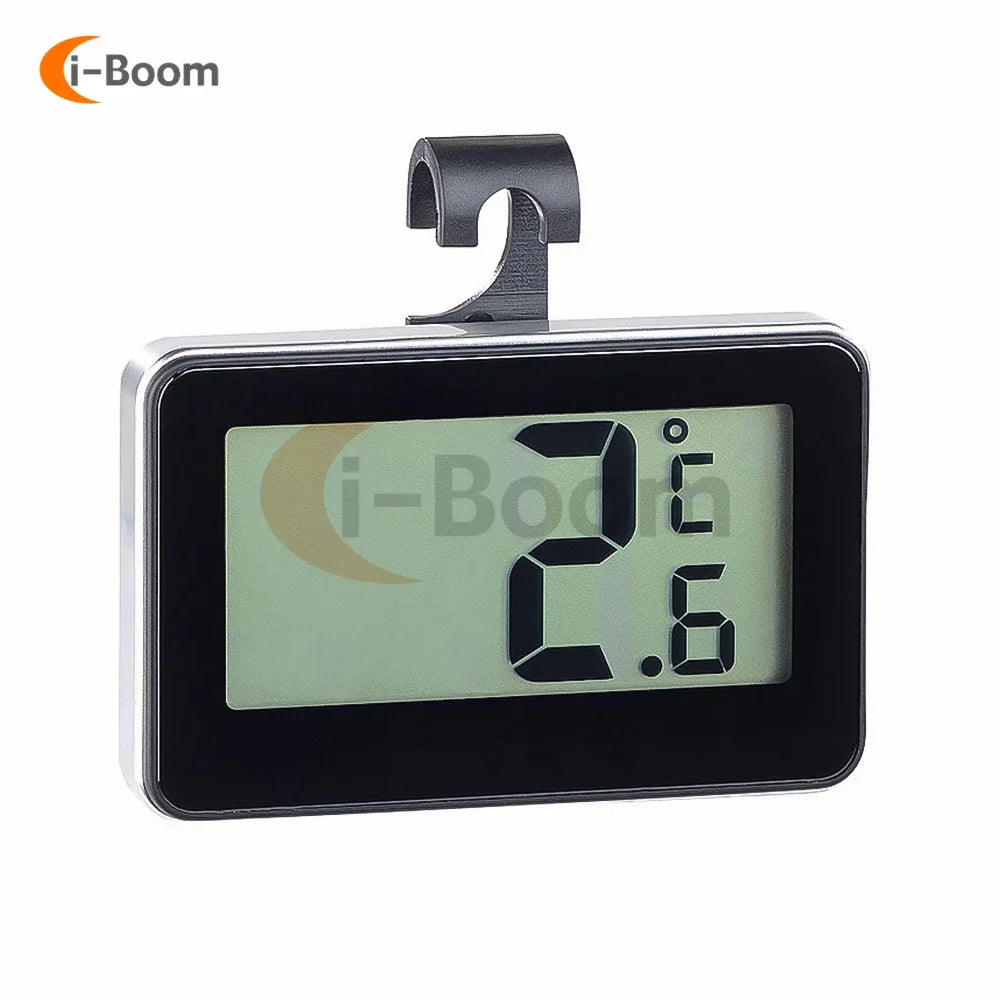Electronic Refrigerator Thermometer – Magnetic Digital Temperature Monitor with Automatic Frost Alarm