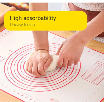 BUYYES Extra-Large Silicone Baking Mat – Non-Stick Kneading Pad for Dough, Pizza, Pastry & Cake Prep