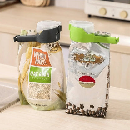 Snack Sealing Clip – Fresh-Keeping Food Bag Sealer with Flip-Top Buckle, Dustproof, Leak-Proof & Insect-Resistant