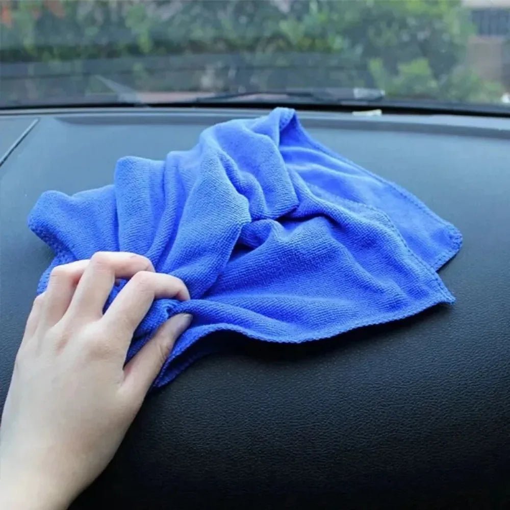 Microfiber Cleaning Towels – Ultra-Absorbent Car Wash, Polishing & Home Cleaning Cloths (1–20 PCS)
