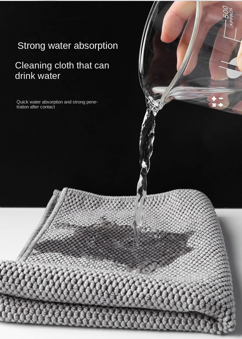 Kitchen Bar Cleaning Cloth Set – Honeycomb Microfiber Towels for Coffee Machines, Bars & Home Cleaning (3/5/10 PCS)