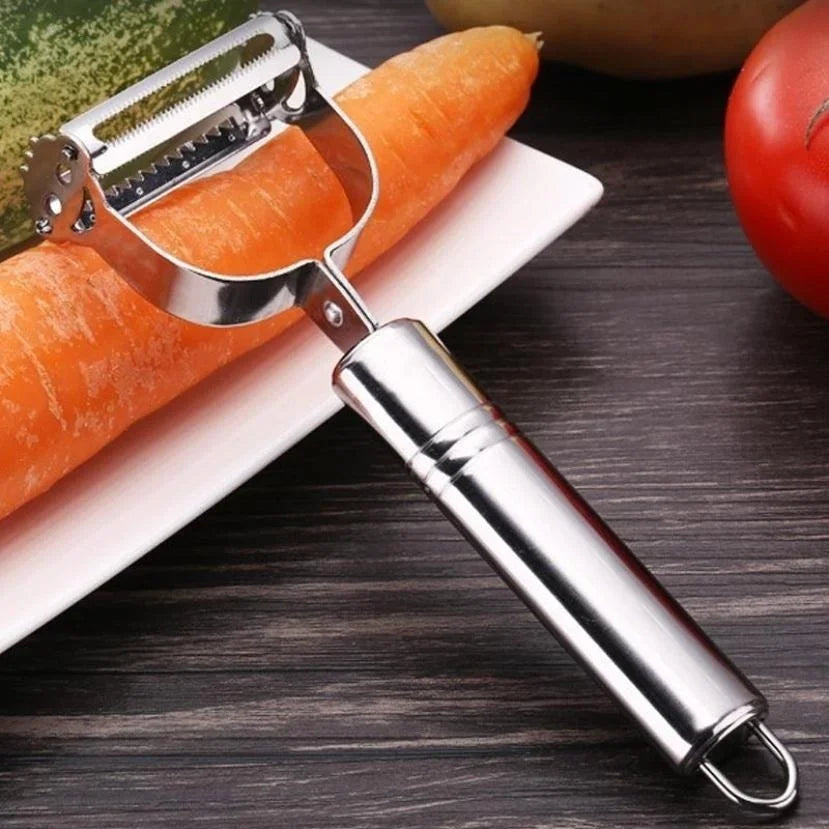 Stainless Steel Julienne Peeler & Vegetable Slicer