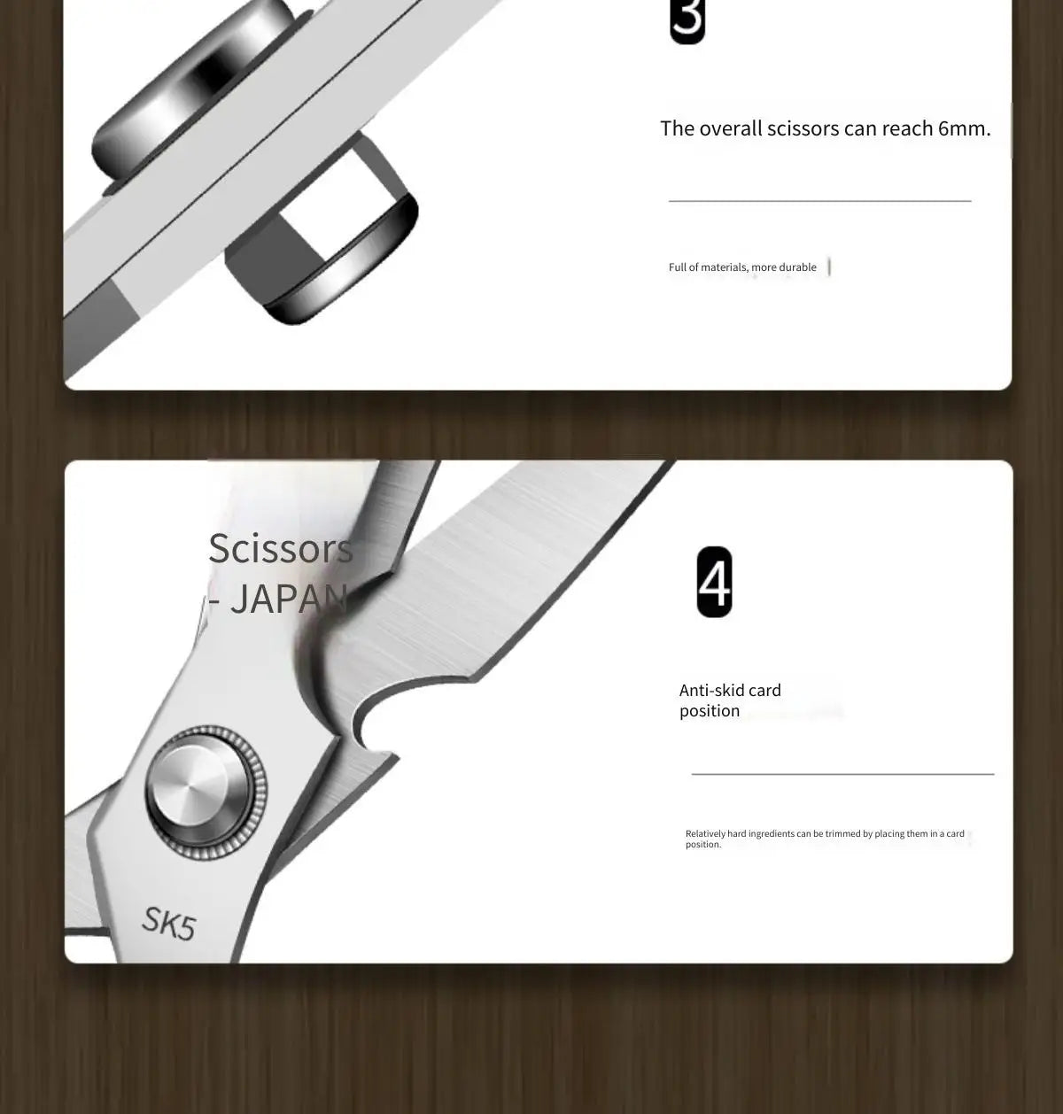 Stainless Steel Heavy-Duty Kitchen Scissors – Multi-Functional Bone Cutter for Chicken, Fish, Meat, Fruits & Vegetables