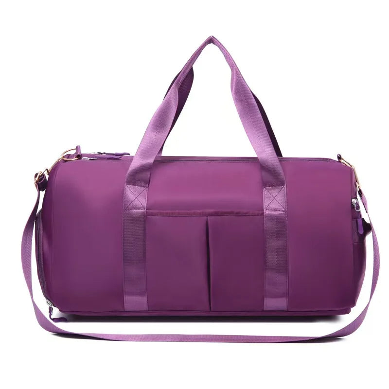 High-quality 40L Large-capacity Waterproof Travel Duffel Bag Wholesale pink Rectangular Men and Women Gym Luggage Bag for Sports