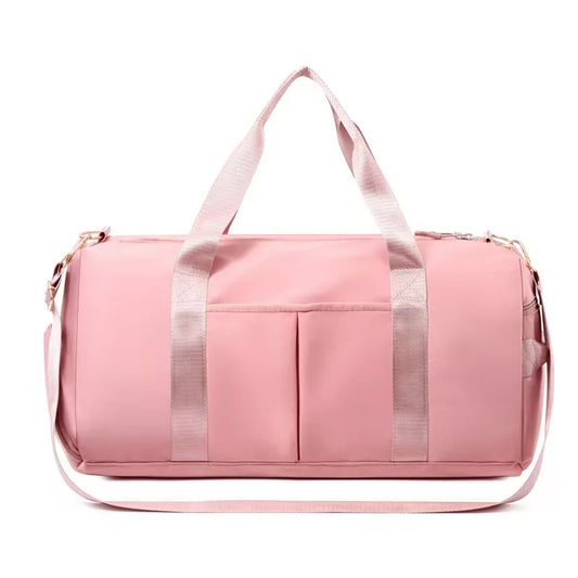 High-quality 40L Large-capacity Waterproof Travel Duffel Bag Wholesale pink Rectangular Men and Women Gym Luggage Bag for Sports