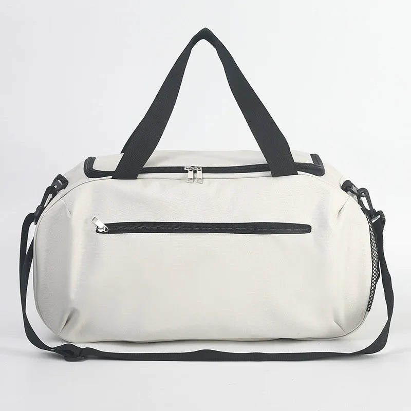 Custom Logo Foldable Fitness Bag Duffel Gym Bag Large Capacity Waterproof 600D Oxford for Men Women's Sports Travel Fitness Bag
