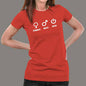 T-Shirt Dark Brown Female