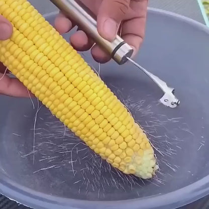 Stainless Steel Corn Peeler Serrated Corn Stripper Peelers Cob Shaver Planer Thresher Cutter Kitchen Fruit Vegetable Gadget Tool